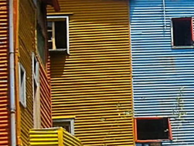 In this image there is a building.