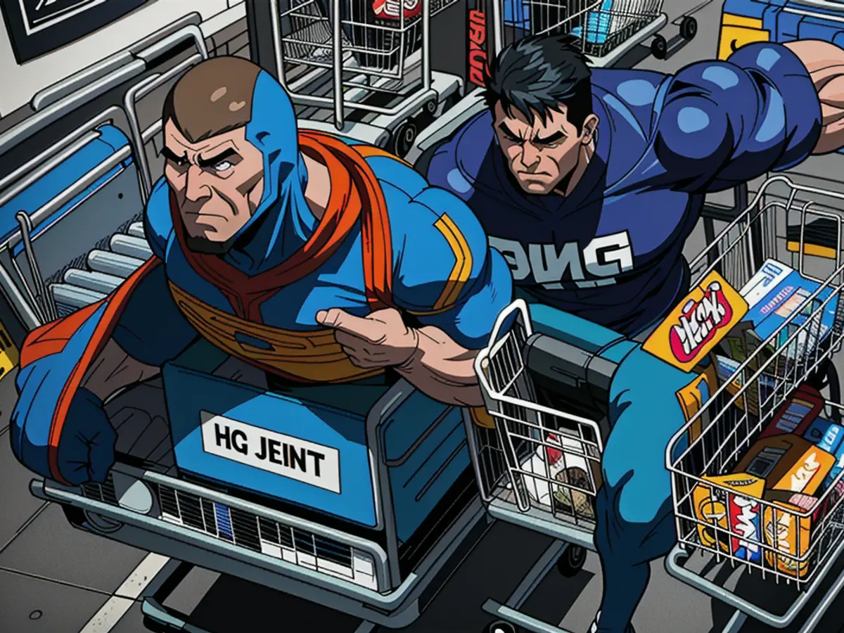Shopping trollies parked outside a Walmart in sunny California. Now, let's delve a bit deeper into...