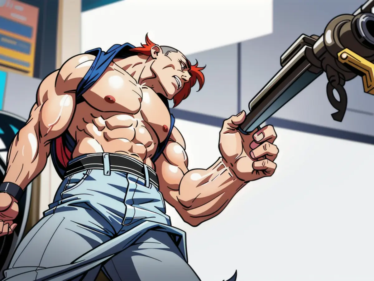 Individual summoning a cab on the street.