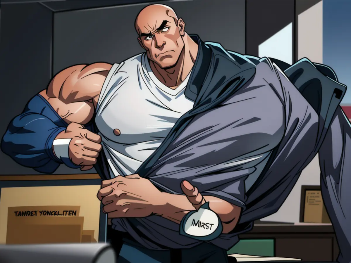 Busy Businessman from India Working Overtime, Experiencing Office Burnout and Stress Due to...